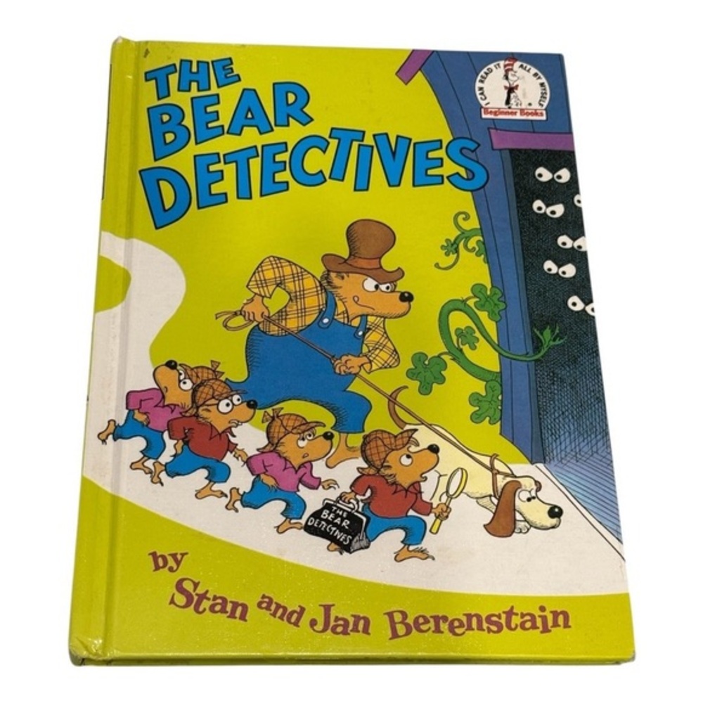 Vintage The Bear Detectives Stan & Jan Berenstain 1975 Hardcover Beginner Kids B